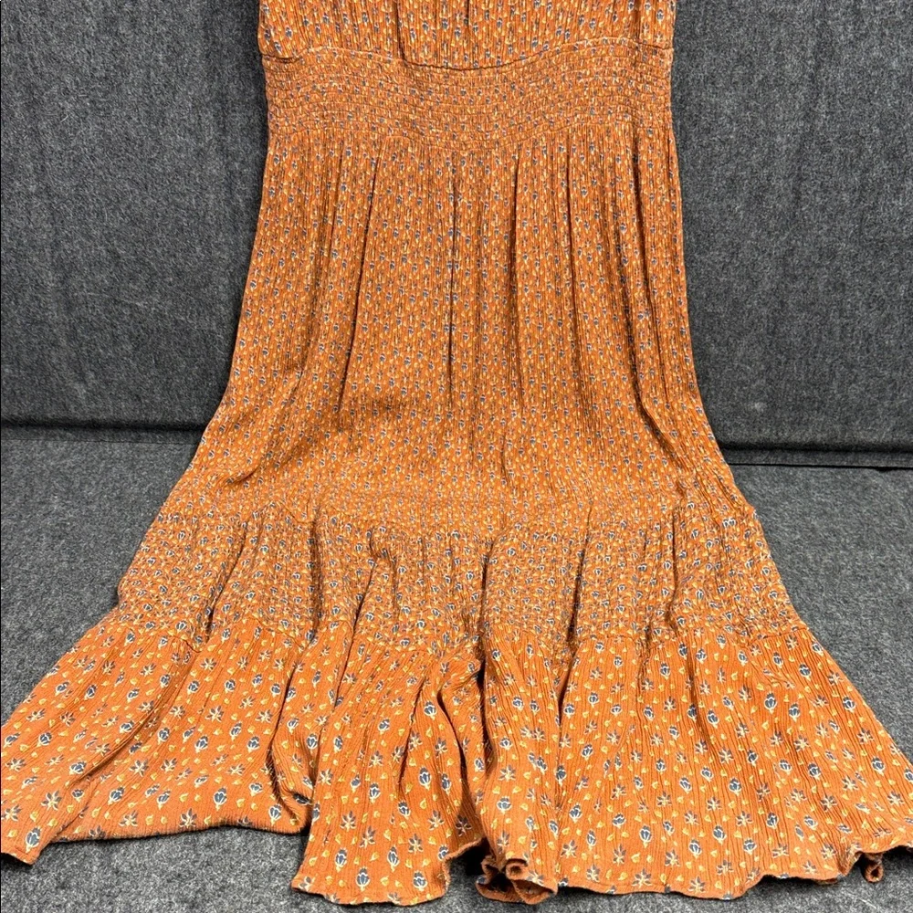 Faherty Woodstock Terracotta Floral Maxi Dress - Picture 10 of 15